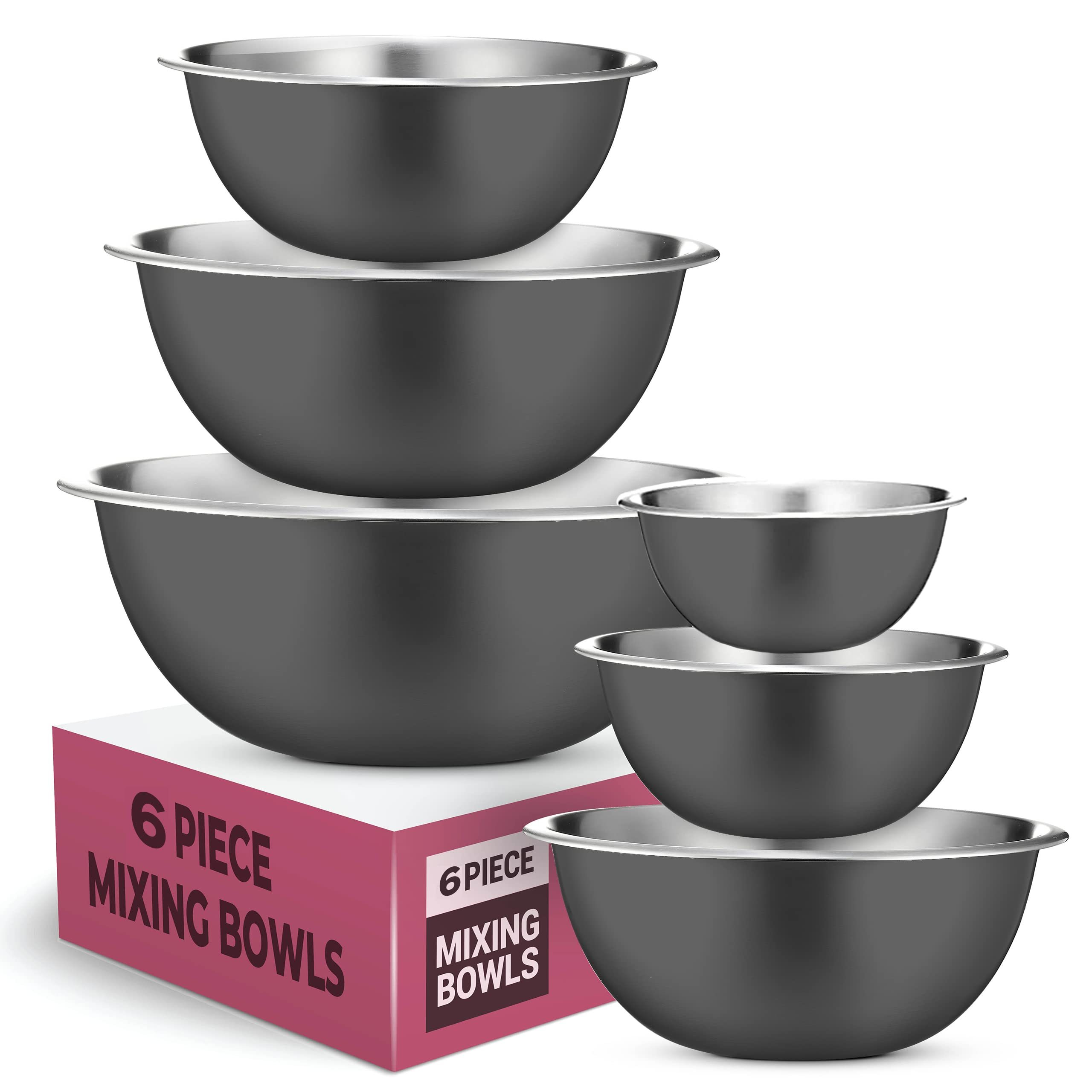 Space saving Stainless Steel Mixing Bowl Set Nesting - Temu