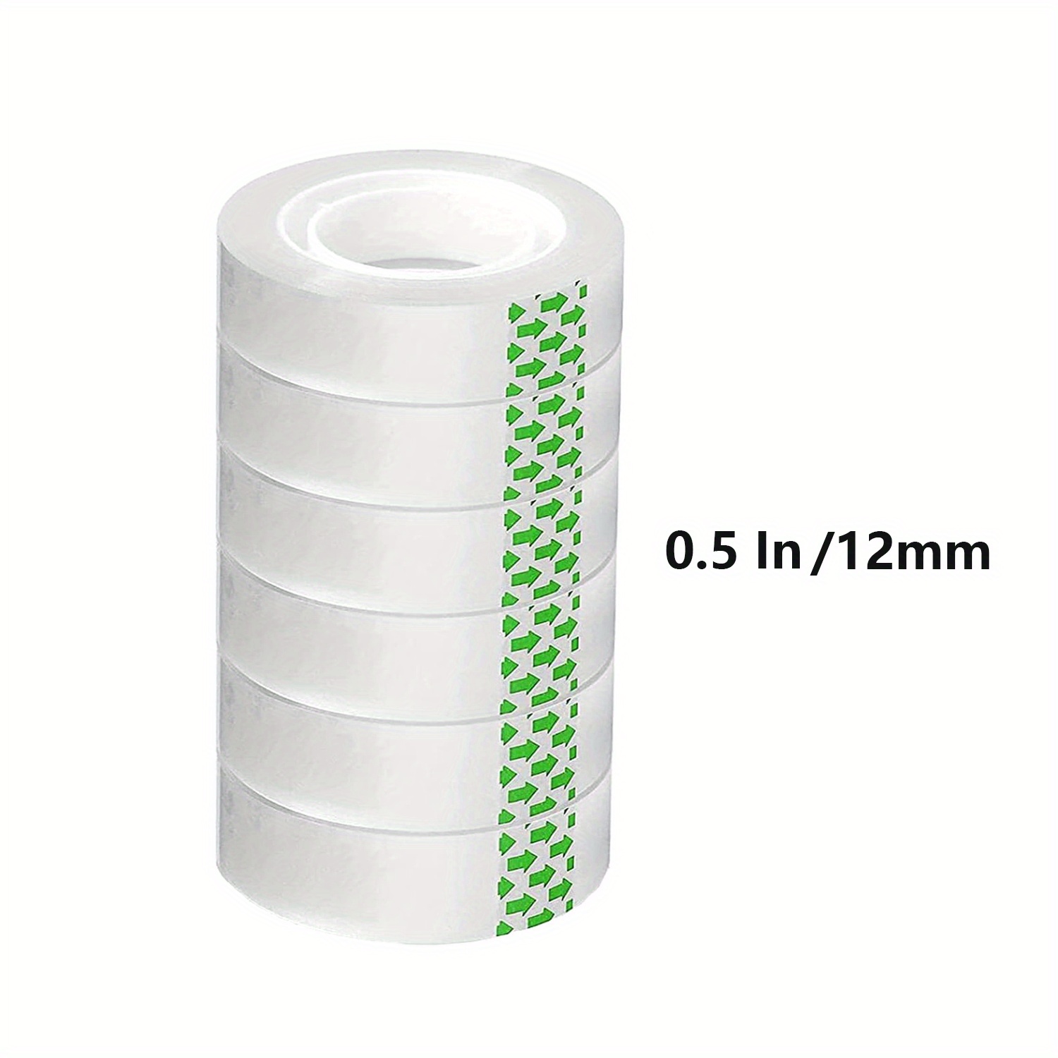 12 Rolls Transparent Tape Refills, Clear Tape Dispenser Refill Rolls,  Glossy Gift Wrap Tapes For Office, School, Home, 3/4 X 1000 Inches,clear  Tape, Small Sealing Tape, Packaging Sealing Tape - - Temu