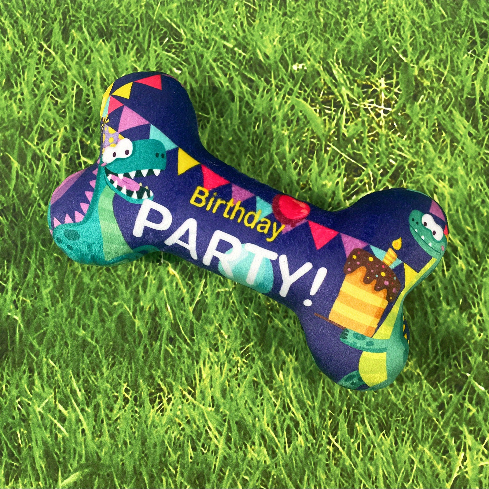 Bone shaped Birthday Party Dog Chew Toy A Fun Interactive - Temu