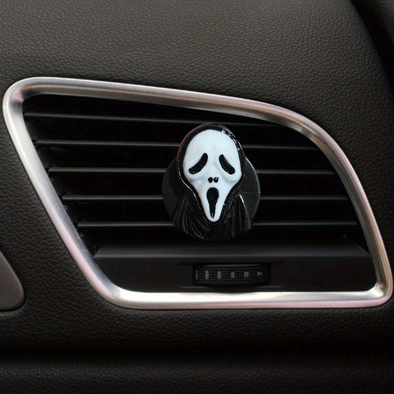 Halloween Pumpkin Skull Ghost Car Aromatherapy Clip Car Air - Temu
