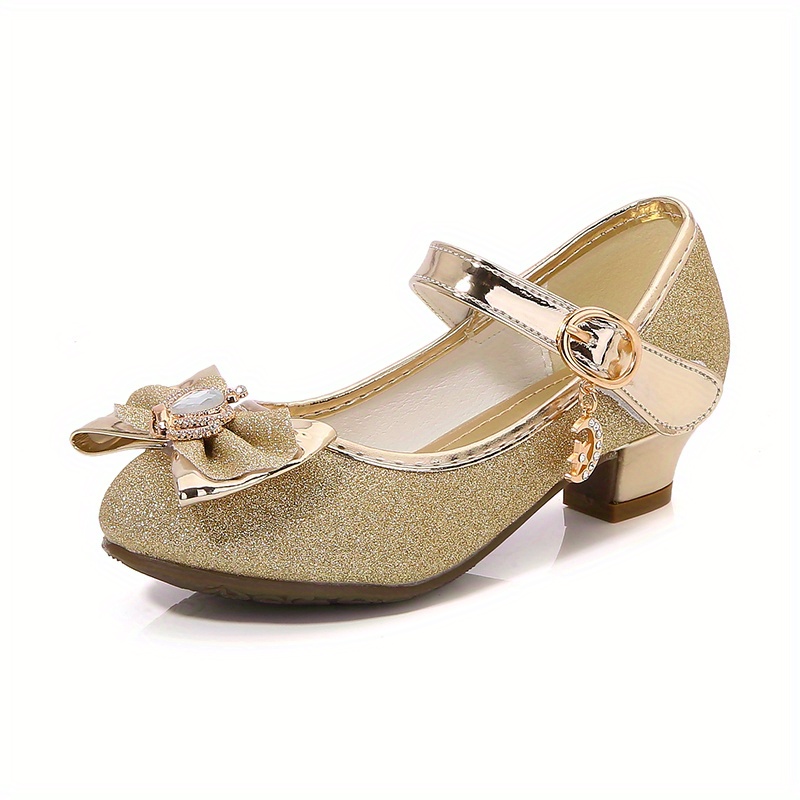 Gold high store heels for kids