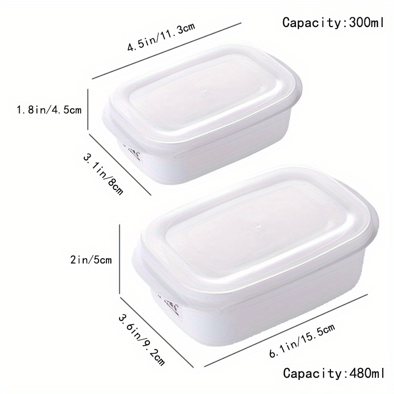 OXO Prep & Go 4.1 Cup White Rectangular Polypropylene Divided Food Storage  Container with Snap-On