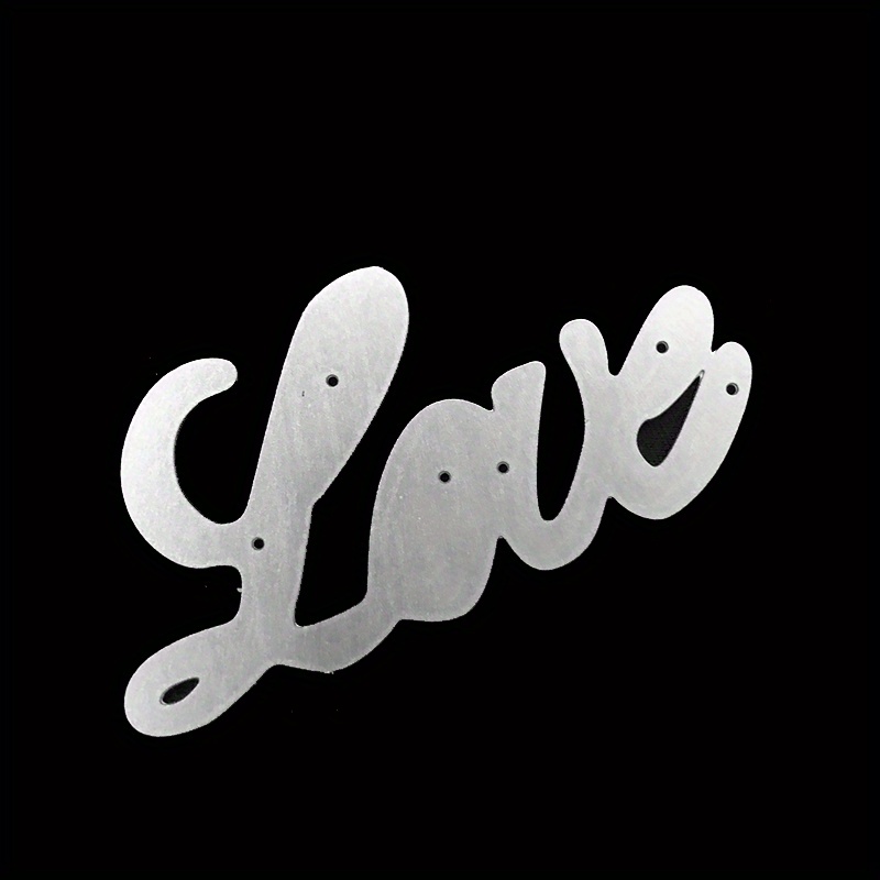 Love Words Metal Cutting Dies Cut Die Mold Wedding Scrapbook Temu New Zealand