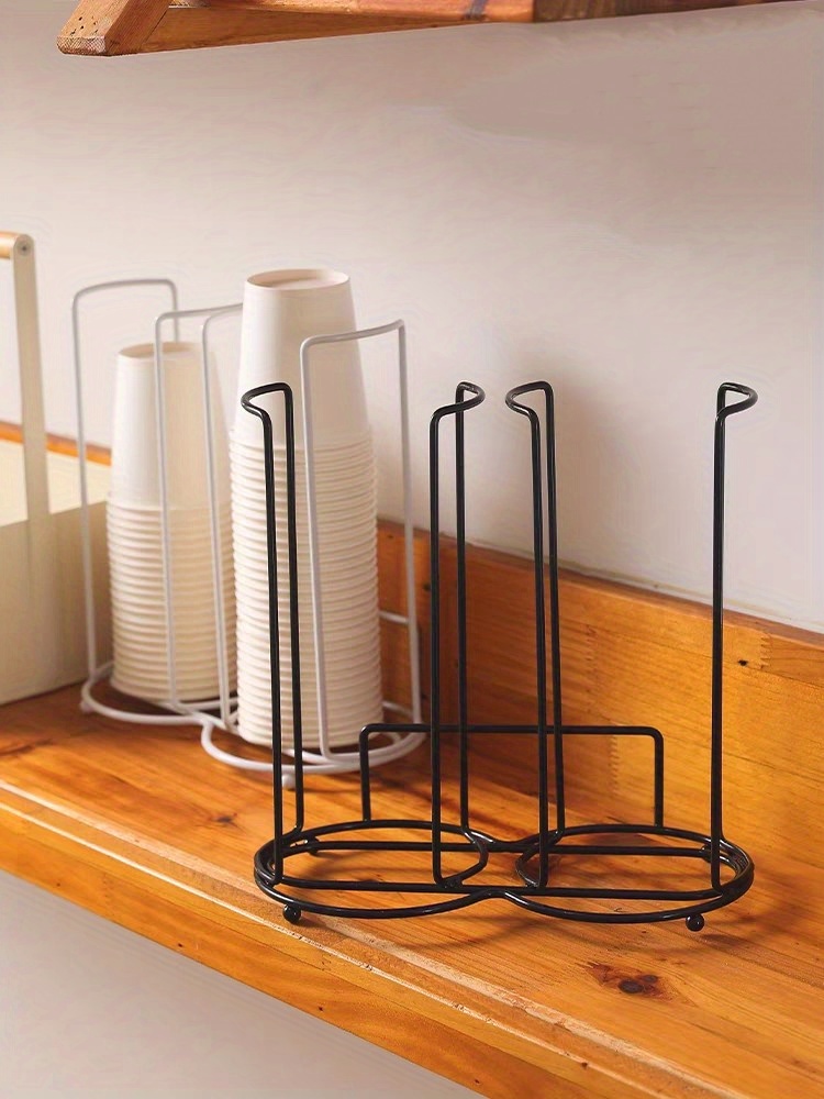 Dispensador de vasos dispensador de agua, soporte para tazas, removedor  automático de papel de 7 onzas – 12 onzas, tazas de fondo plano o cono para  el