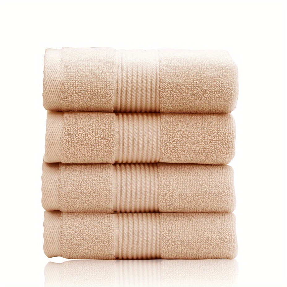 Soft And Absorbent Solid Color Towel Set - Includes 1 Bath Towel, 1 Hand  Towel, And 1 Washcloth - Perfect For Bathroom And Spa Use - Temu