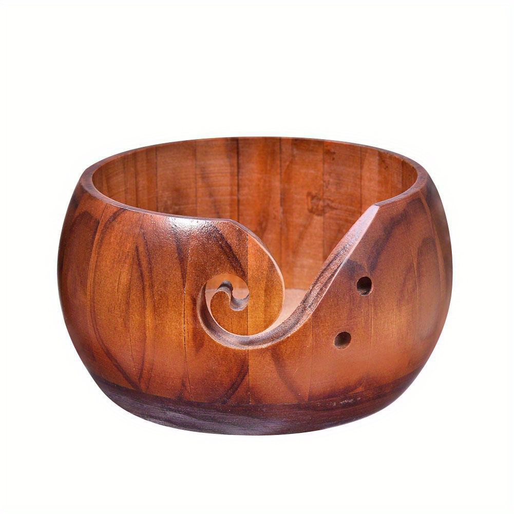 Creative Environment friendly Wooden Wool Bowl Round Wool - Temu