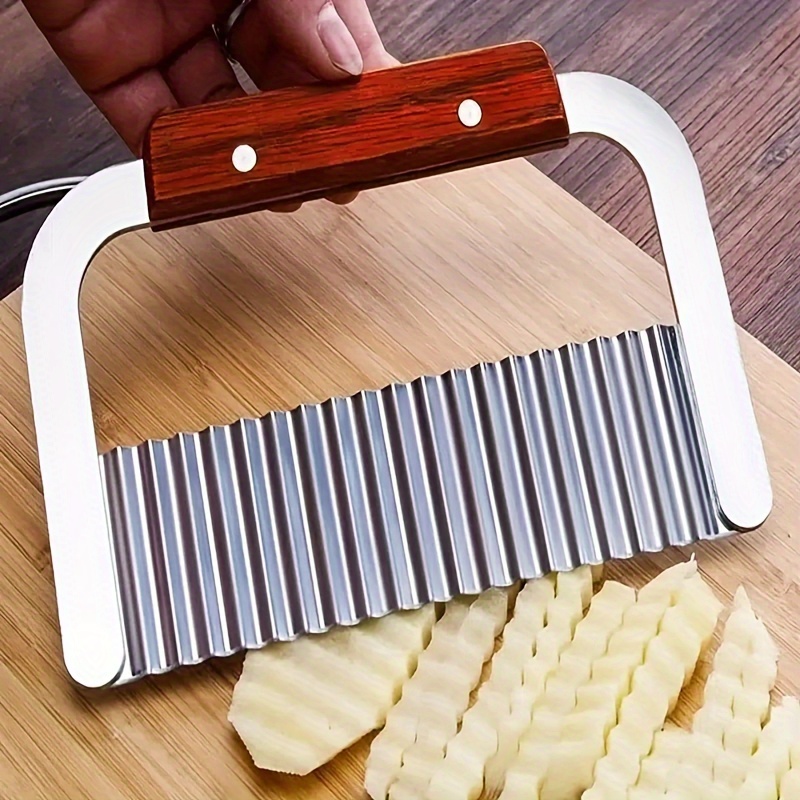 Stainless Steel Potato Cutter Multifunctional Wave Cutter - Temu Canada