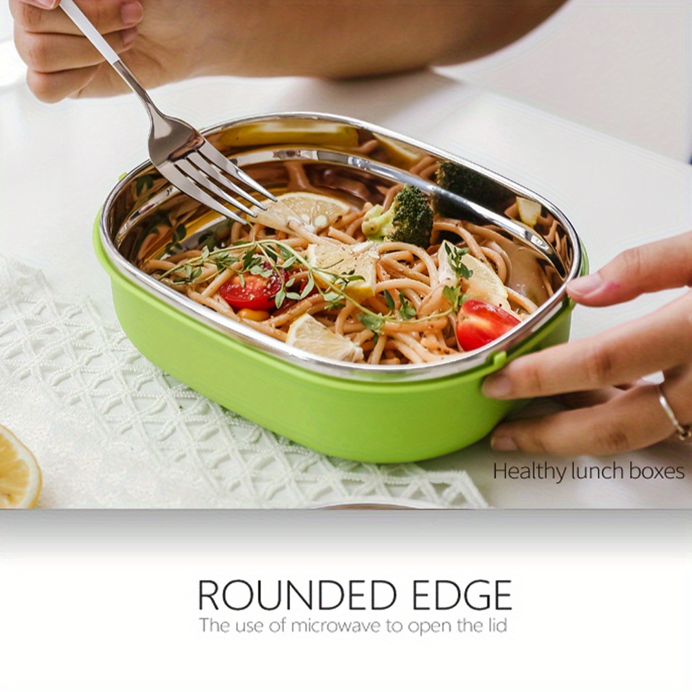 1pc Bento Box Leak Proof Lunch Container Thermal Lunch Box Temu