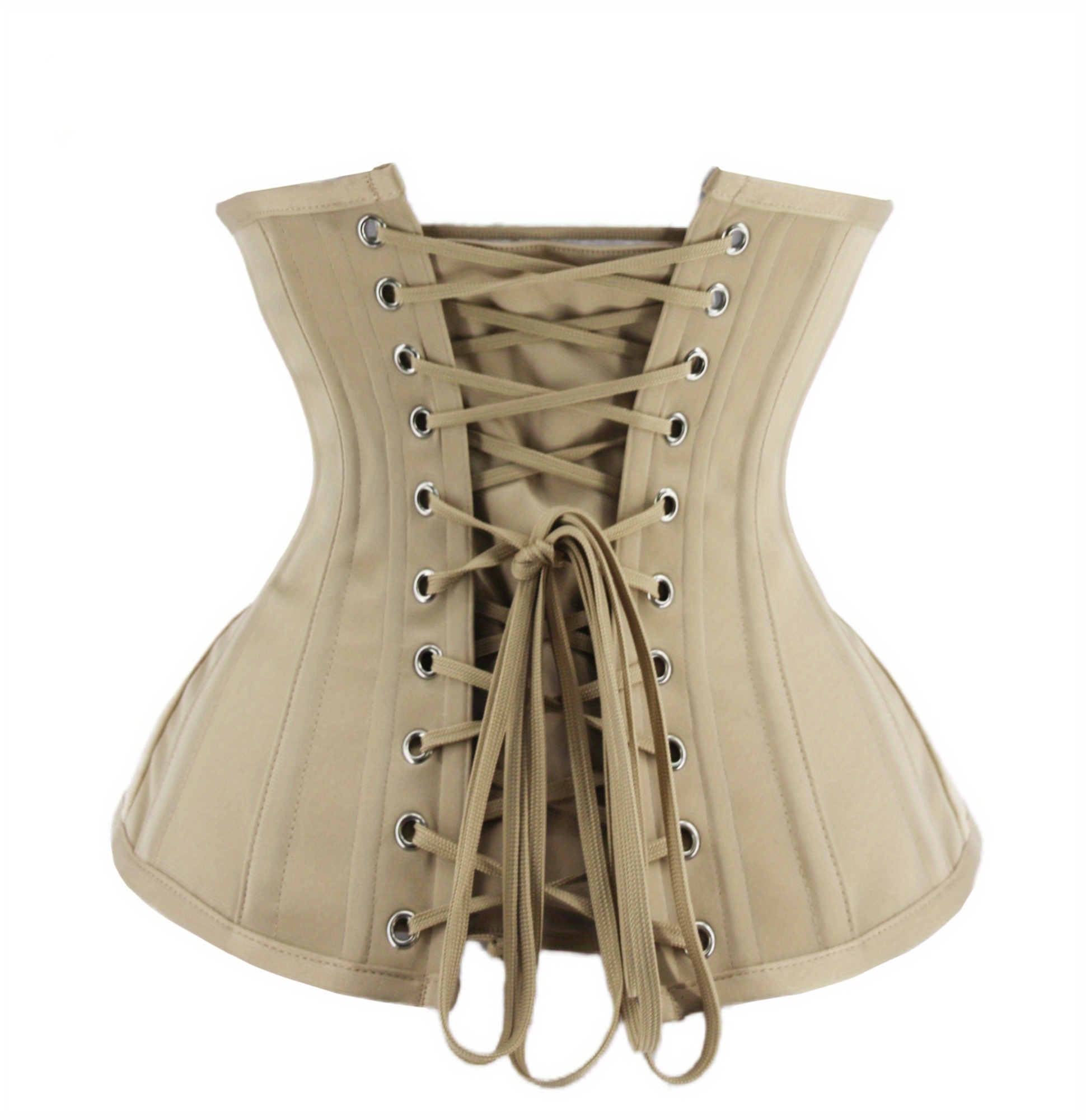 Jacquard Strapless Corset Bustier Retro Style Tummy Control Temu