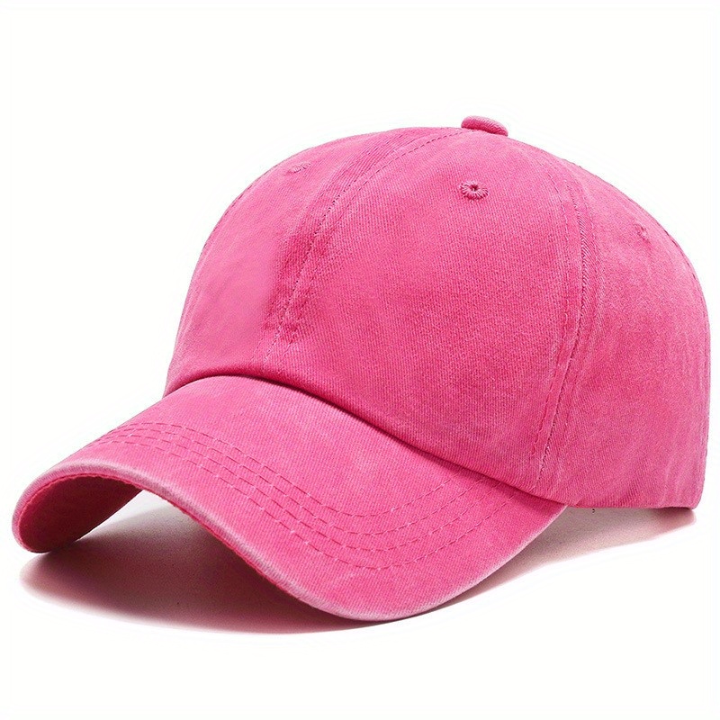 Women's Washed Distressed Baseball Cap Stylish Comfortable - Temu New ...