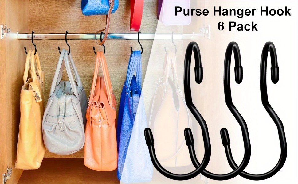 Purse Hanger For Closet Unique Twist Design Bag Hanger Purse - Temu
