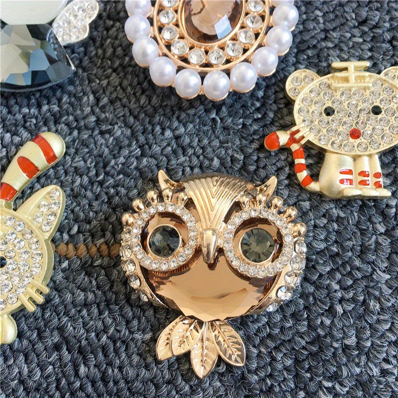 Luxury Jewelry Owl Angel Tiger Shoe Charms Shoe Laces - Temu