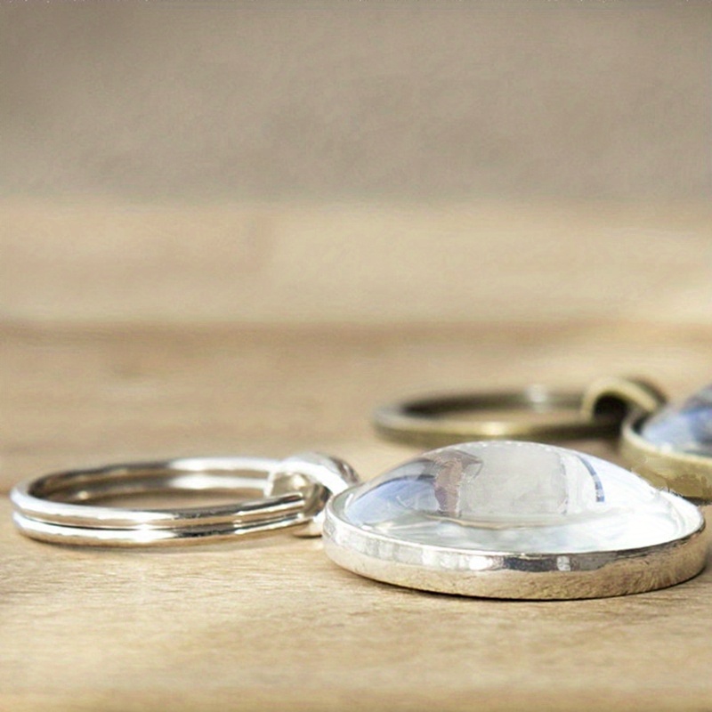 To My Husband I Love You Time Gemstone Keychain For Men Jewelry