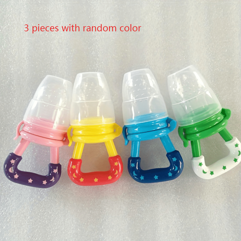 Hot Sell Silicone Baby Fruit Pacifier Food Supplement Cartoon