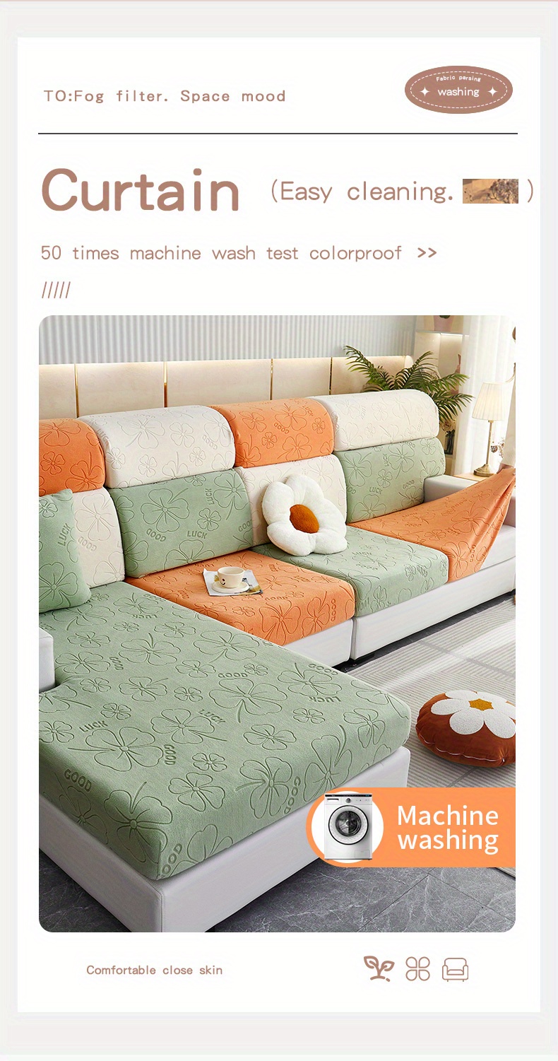 Stretch Couch Cushion Slipcovers Anti slip L Shape Sofa Temu