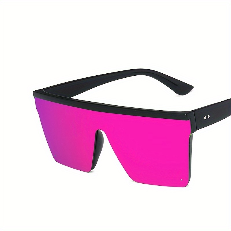 Large Square Metal Hinged Sunglasses