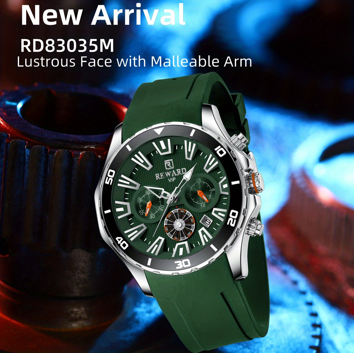 Recompensa Hombres Reloj Primeras Marcas Lujo Cronógrafo Cuarzo Relojes  Hombre Verde Militar Impermeable Reloj Relogio Masculino, Encuentre  Increíbles Ofertas Ahora