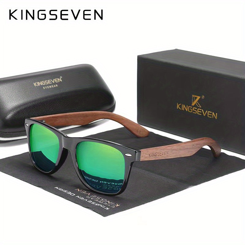 Classic Timber - Black Emerald Polarized Sunglasses | Timber Brown Sunglasses | Best Christmas Gifts | Gifts for the Holidays | Unique Gifts for