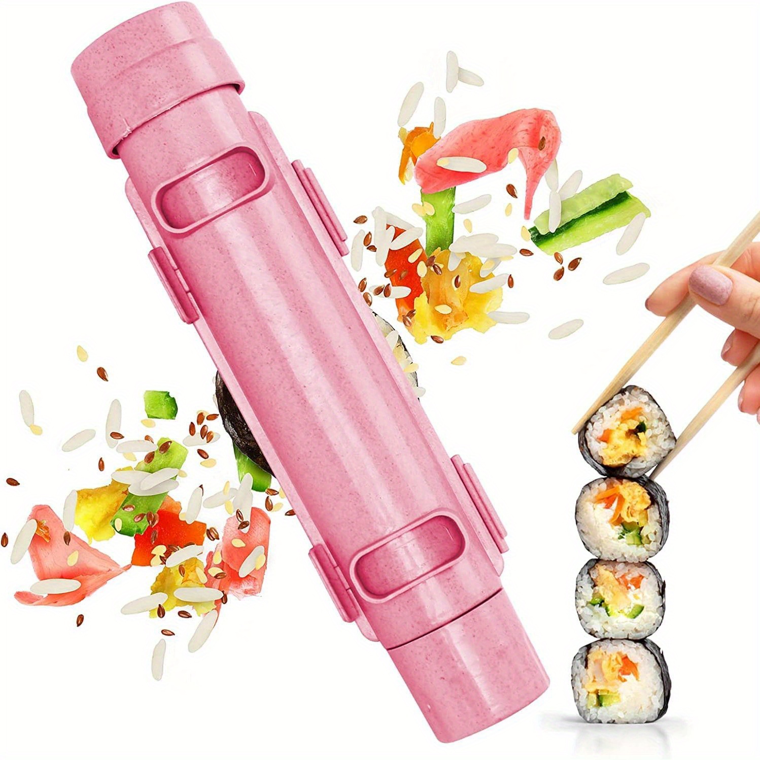 2pcs DIY Sushi Bazooka Avec Tapis À Sushi Kit De Fabrication - Temu Canada