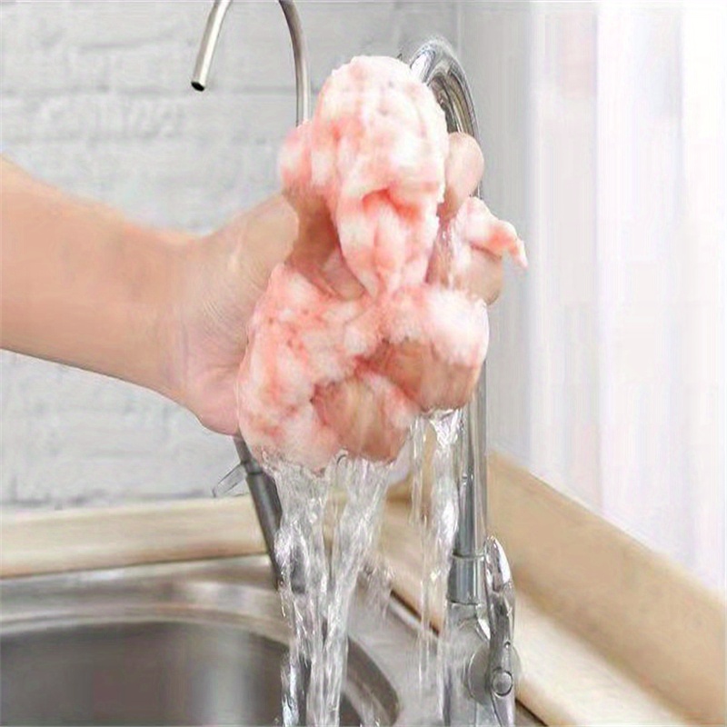 10pcs/set The Kitchen Rag is Free of oil, Super Strong Washing Water, Thickened Towel, and The Color is Delivered Randomly