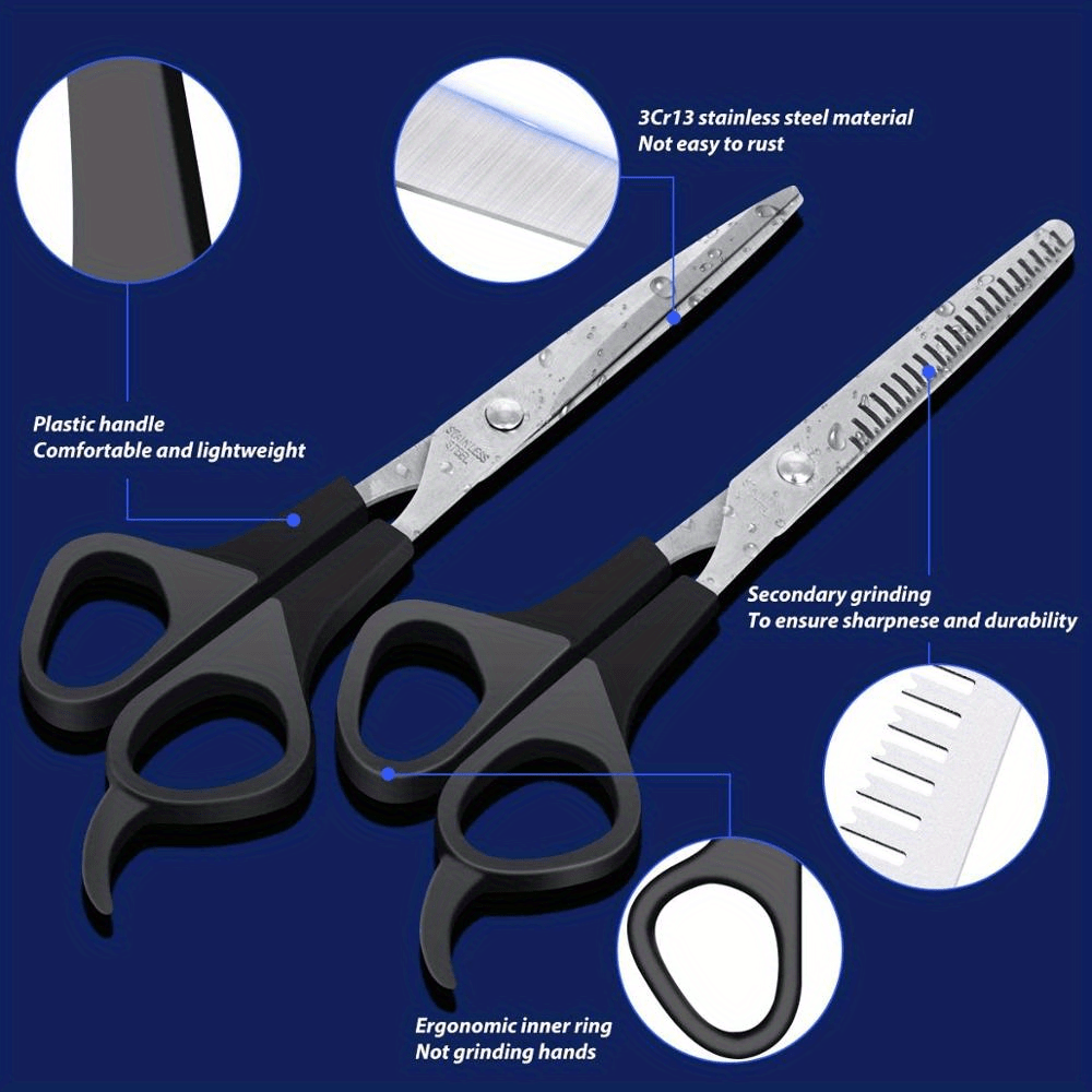 Professional Hairdressing Scissors Set Hair Styling Scissors Temu
