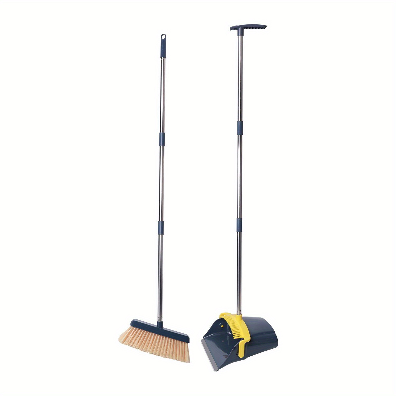 Plastic Broom Dustpan Set Soft Broom Dustpan Floor Broom Temu