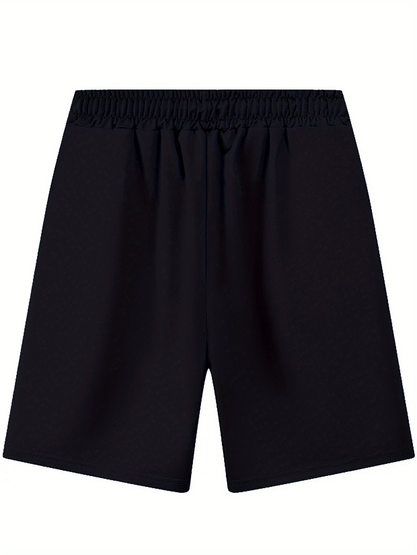 Nashville Letter Print Casual Slightly Stretch Comfy Drawstring Shorts