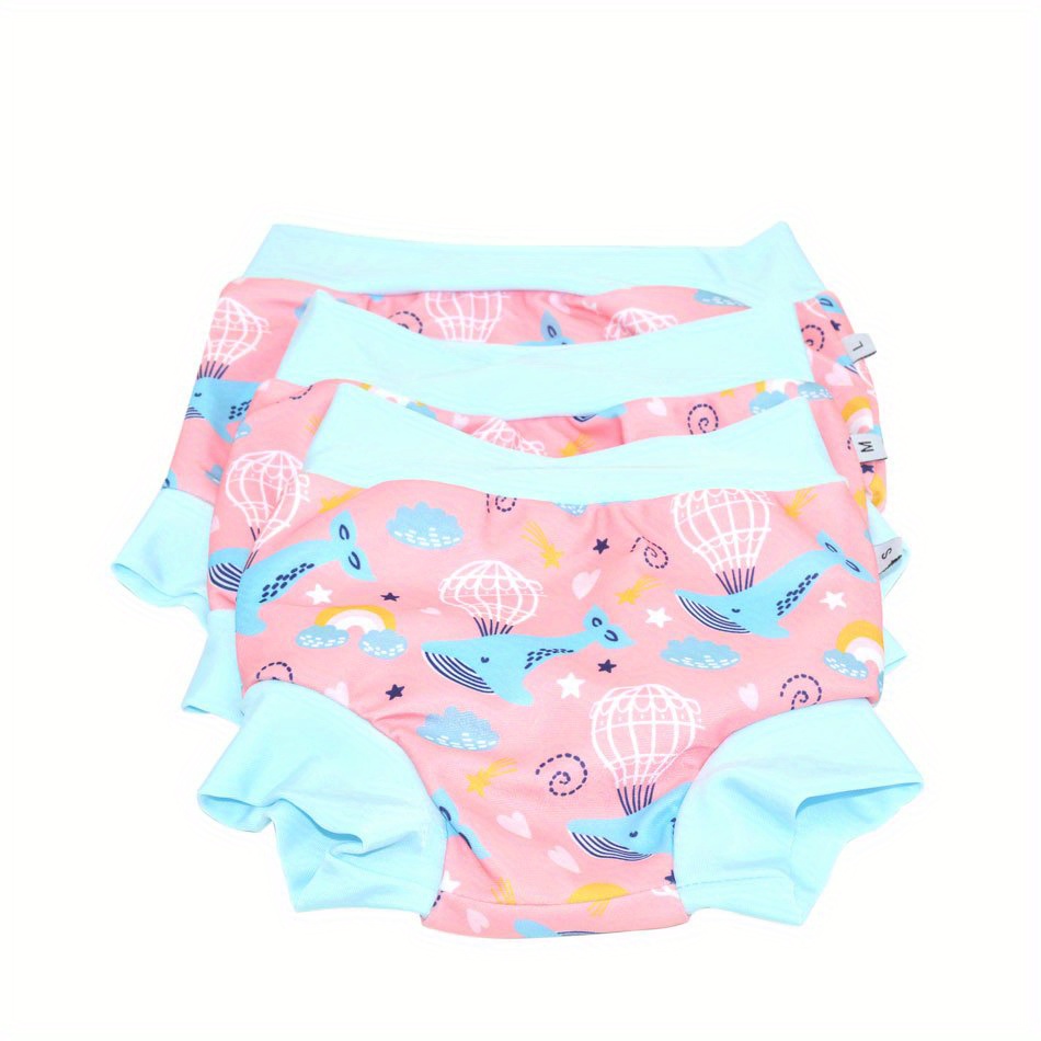 leakproof swimming diaper for newborns high waist design kids printed swimwear halloween thanksgiving and christmas gift details 0