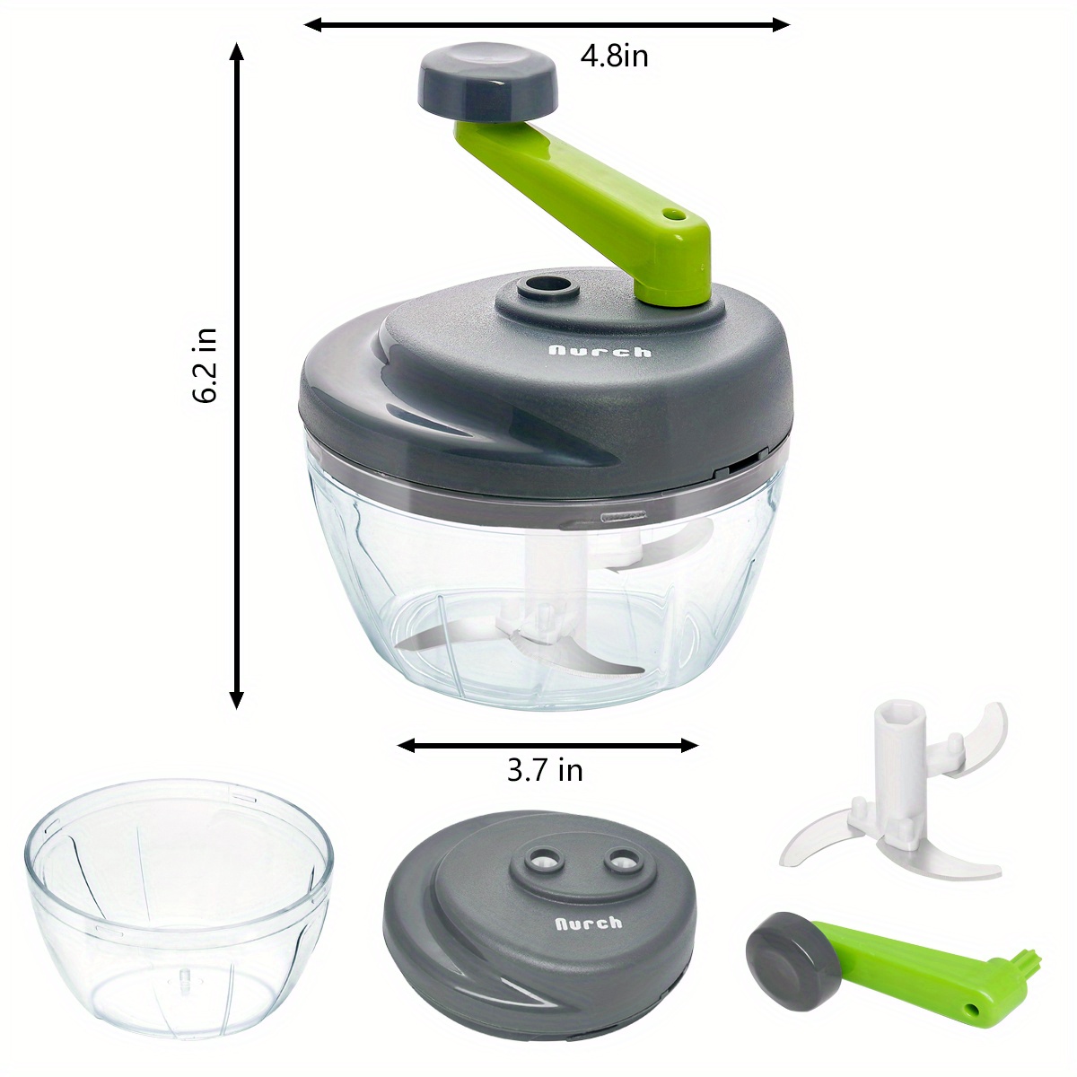 T-Fal 4 Cup Rapid Chopper Easy Hand Pull Manual Food Processor Vegetable  Dicer, 1 Piece - King Soopers
