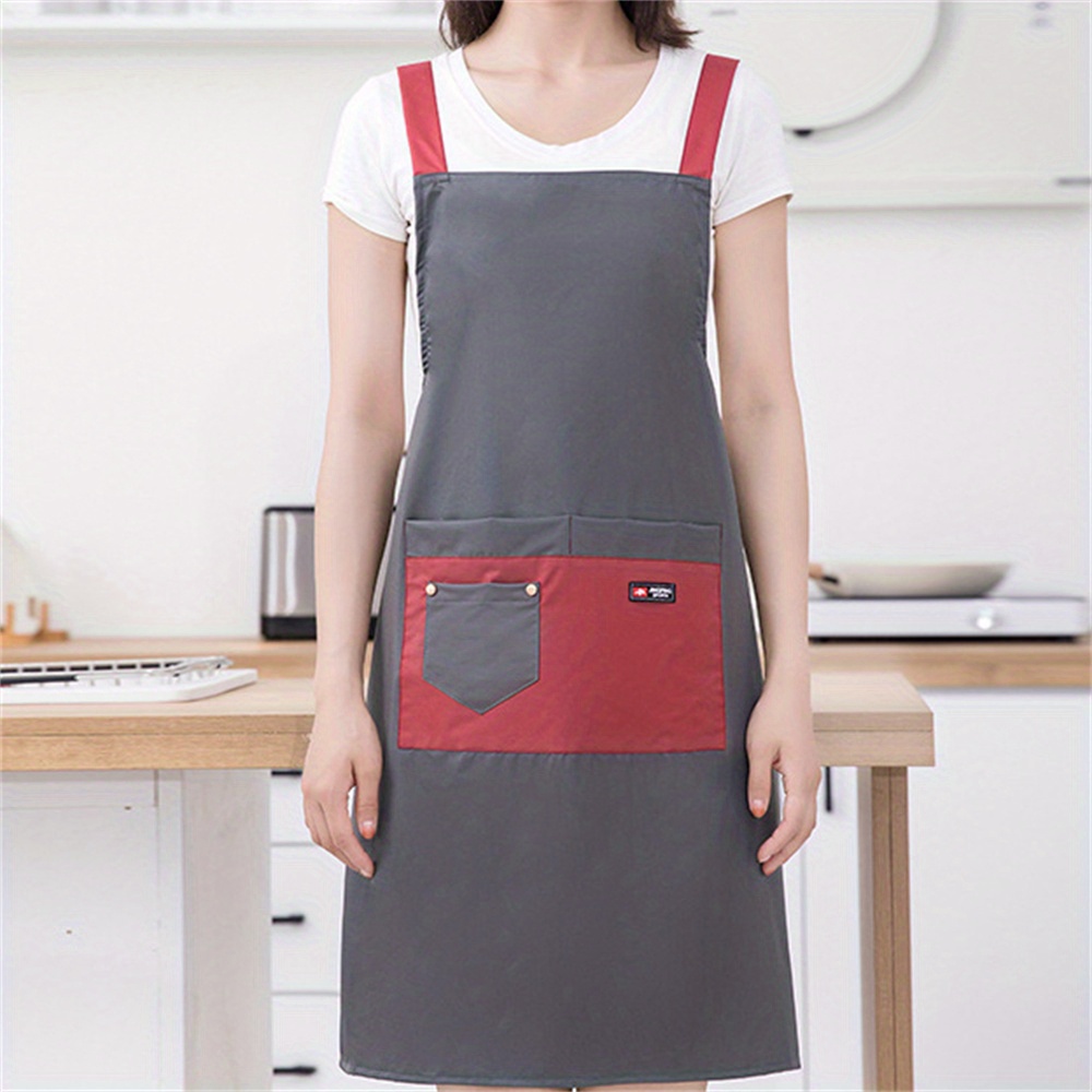 Housework apron women are wearing jacket waterproof oil-proof