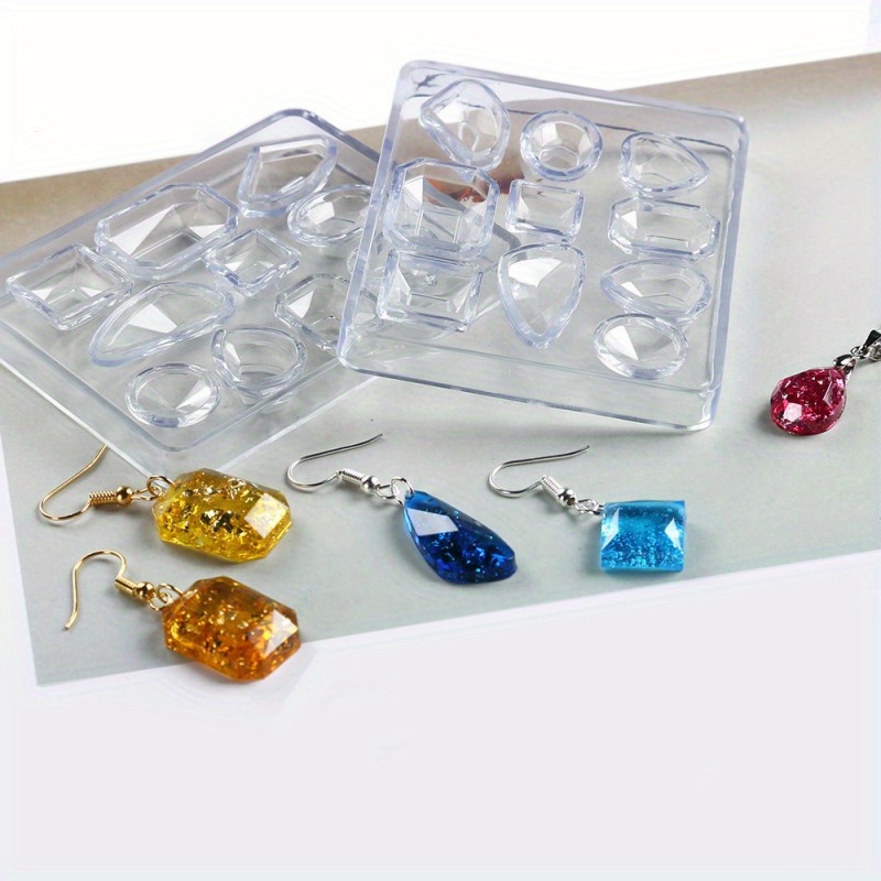 Crystal Drip Mold Set Diy Jewelry Earrings Pendant Making - Temu