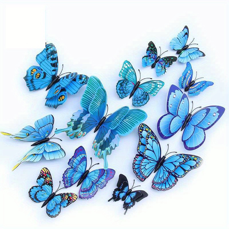 3d Three dimensional Double layer Simulation Butterfly - Temu