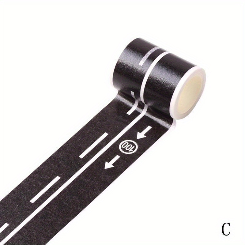 5 Meters Long Wide Black Road Track Tape For Birthday - Temu