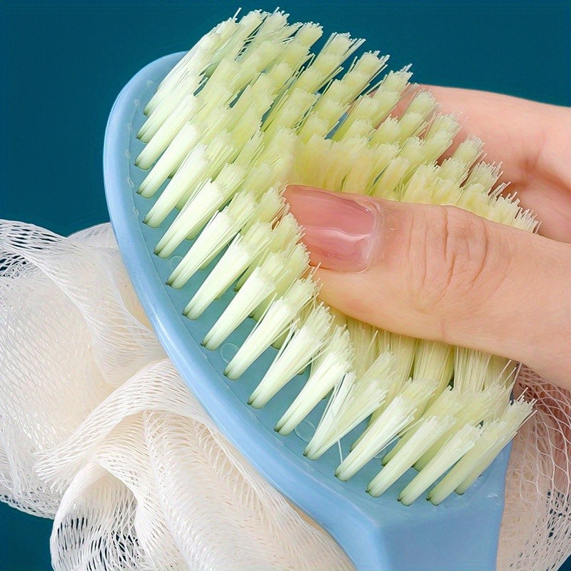 en gros prix bas durable double face avec boule de bain deux-en-un long  manche brosse de bain de massage des cheveux doux brosse à récurer