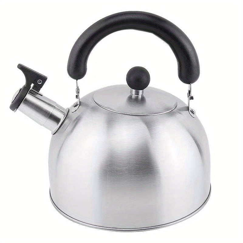 Mainstays Teal 1.8 Liter Stainless Steel Whistling Tea Kettle 