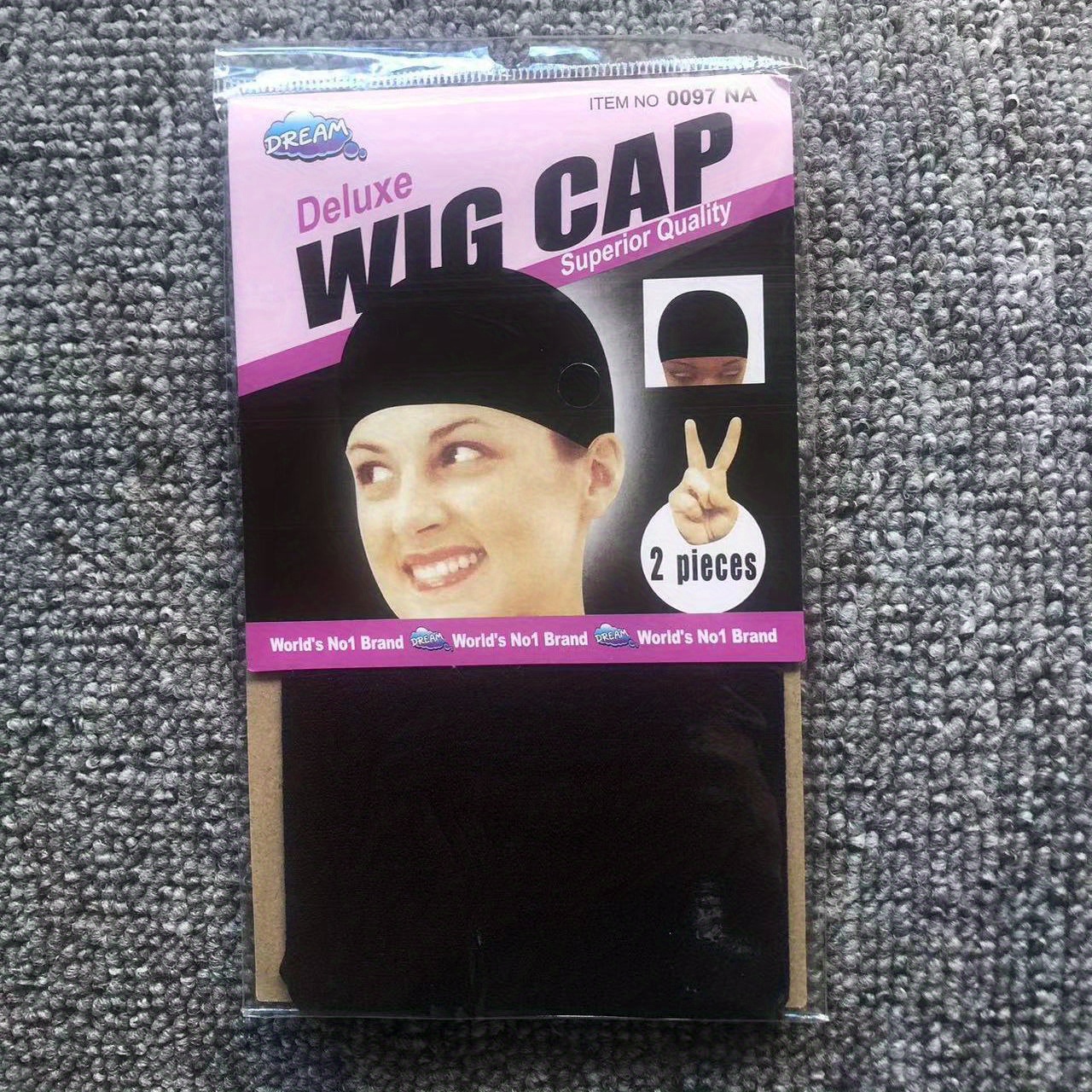Dream Deluxe Wig Cap (2 Pieces) Black