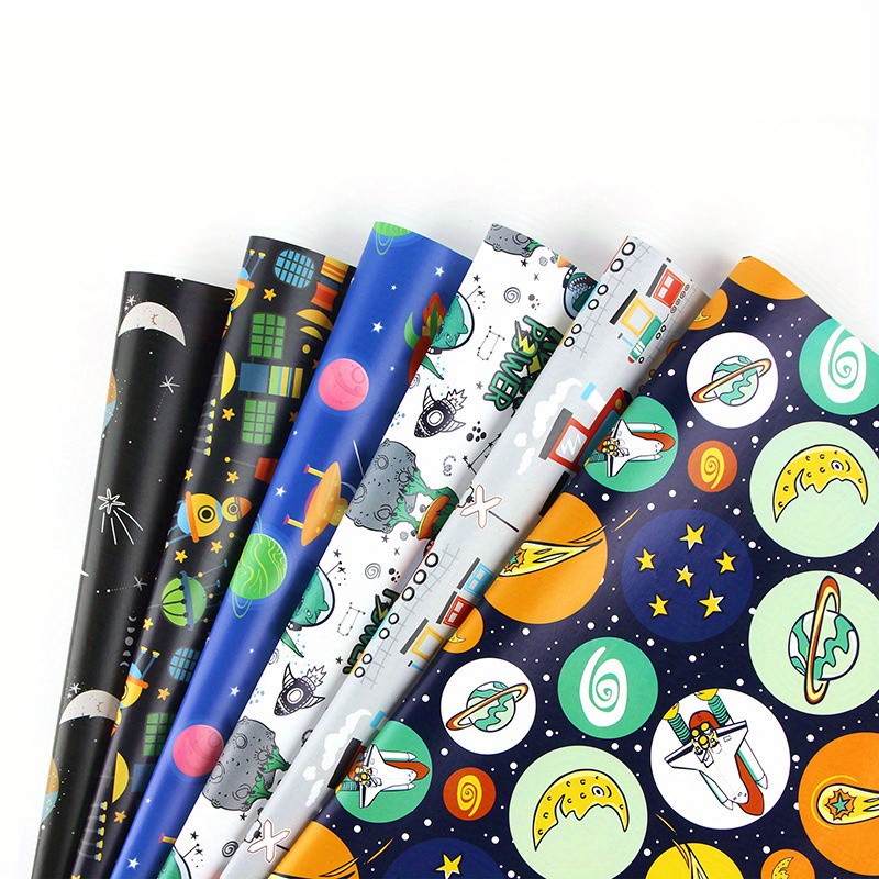 10pcs New Baby Cartoon Gift Wrapping Paper Boy and Girl Birthday Gift Paper  Baby Shower Gift Wrapping Supplies