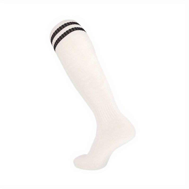 Heentan 24 Pairs Stripe Tube Socks Stripe Knee High Socks Bulk Over The Calf Classic