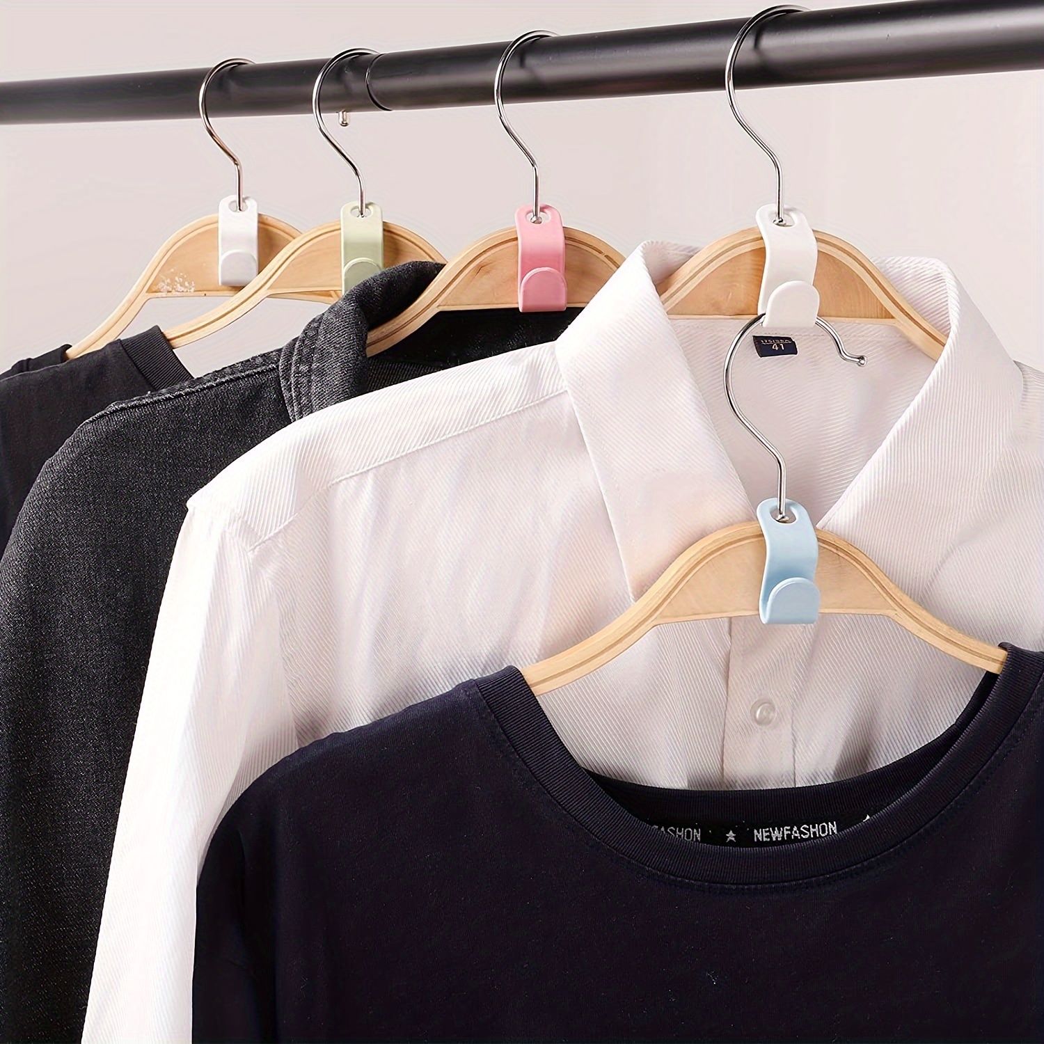 Clothes Hanger Connector Hooks Magic Hanger Hooks Heavy - Temu