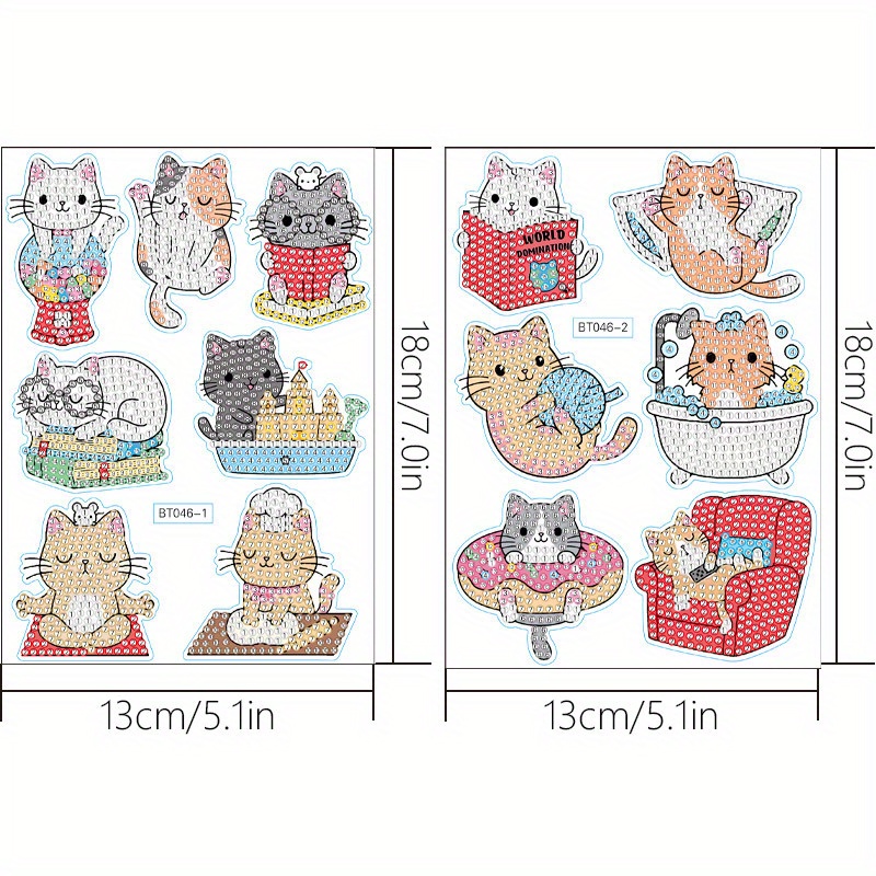 Diamond Painting Bambini Kit Creazione Mosaico Stickers Pittura Diamante 5D  Fai Da Te Adesivo Animali Diamantini Crystal Art Mosaici per Bambini Adulti  Principianti (39 Pezzi) : : Casa e cucina