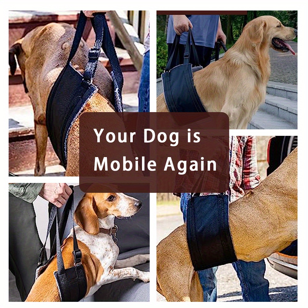Dog Lift Harness Dog Sling For Dogs Hind Leg Support Sling Rear Leg Support To Helps Old Pets Temu