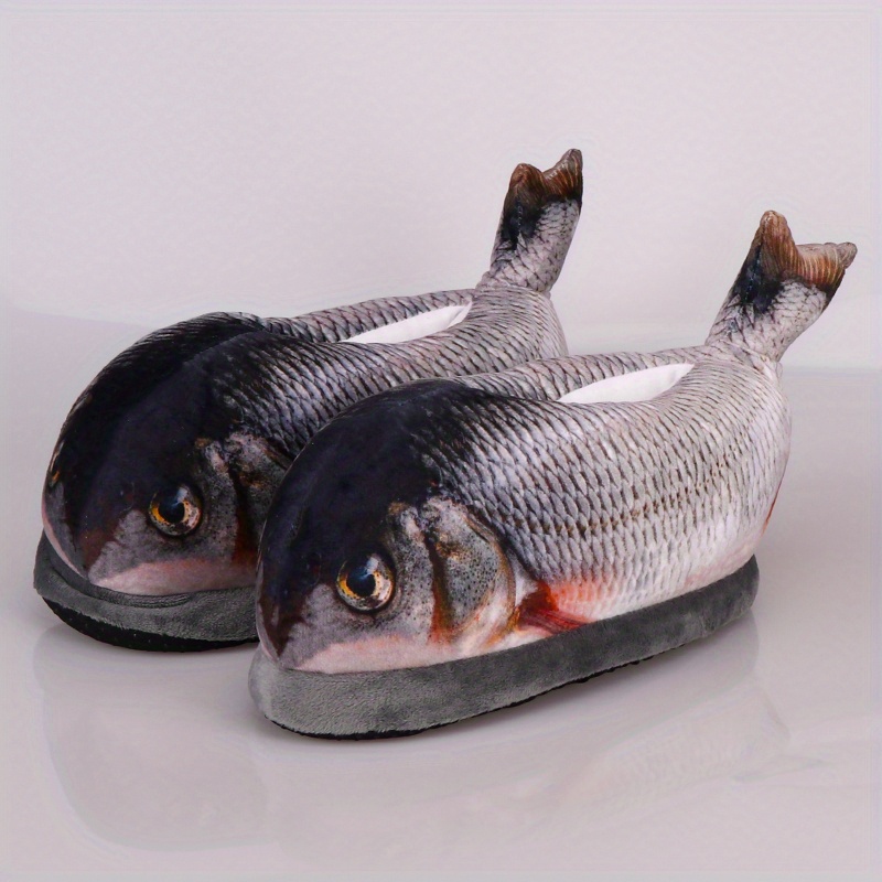 Novità Pantofole Calde A Forma Pesce Uomo, Comode Scarpe Casa Antiscivolo  Kawaii, Inverno - Scarpe Uomo - Temu Italy