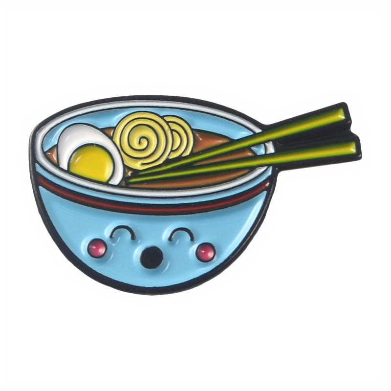 1pc Cartoon Ramen Brooch Creative Simulation Food Pin Brooch Clothing Bag Accessories Gift,XZ2111,$1.19,Temu