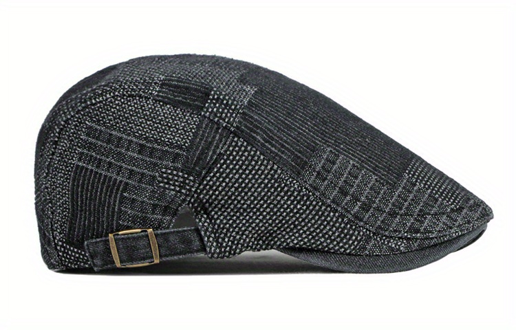 Washed Denim Men Hats Autumn Boina Hombre Newsboy Beret Irish