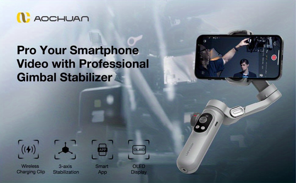 AOCHUAN smart x pro スタビライザー - スマホアクセサリー