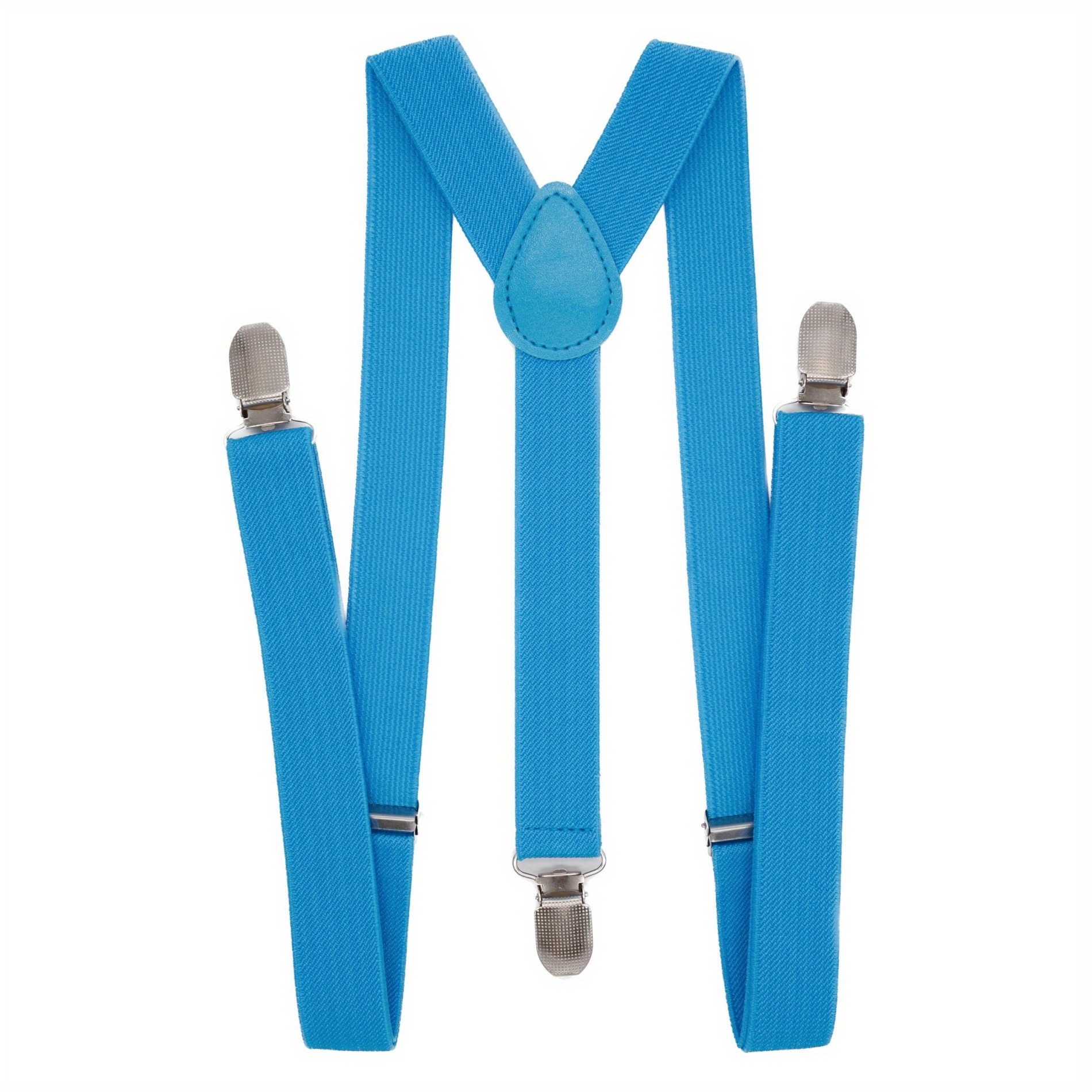 Mens Womens Suspenders 1 Inch Elastic Adjustable Y Back Clip On Suspender -  Jewelry & Accessories - Temu