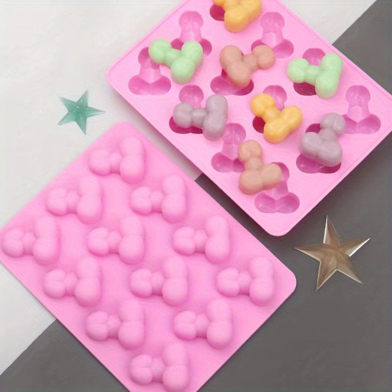 Sexy Penis Silicone Mold Dick Cake Molds Chocolate Mold Ice Cube Tray  Fondant Mould Soap Jelly Molds Baking Tray Kitchen Product