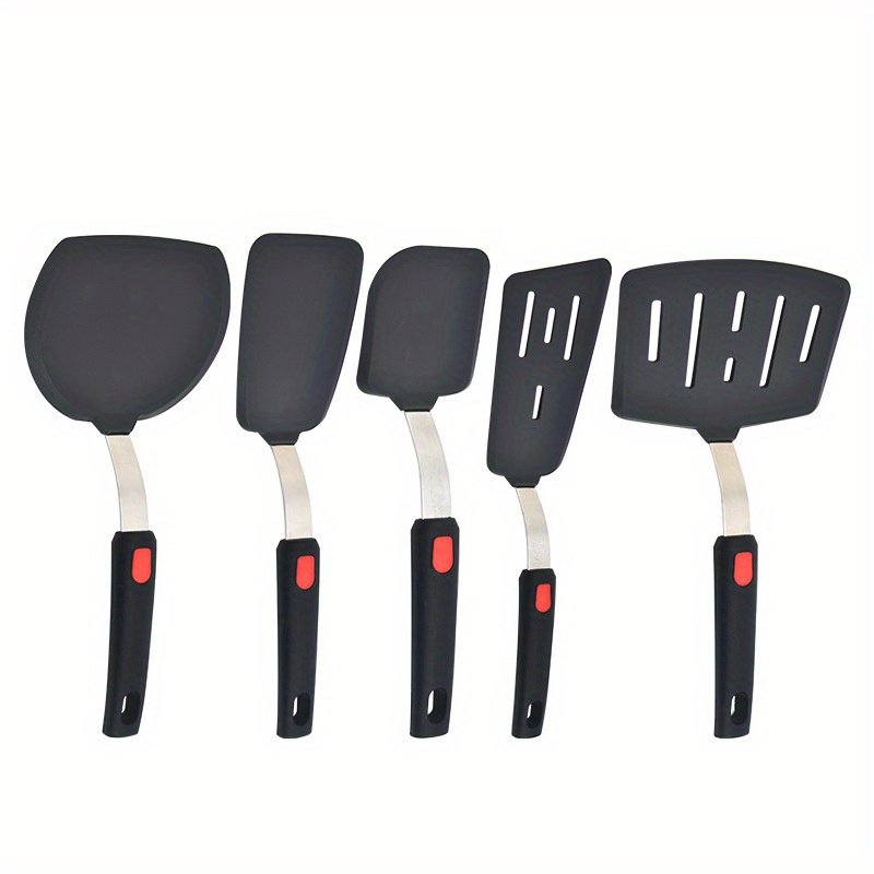 Silicone cooking utensils, iron plate cooking spatula, non-stick