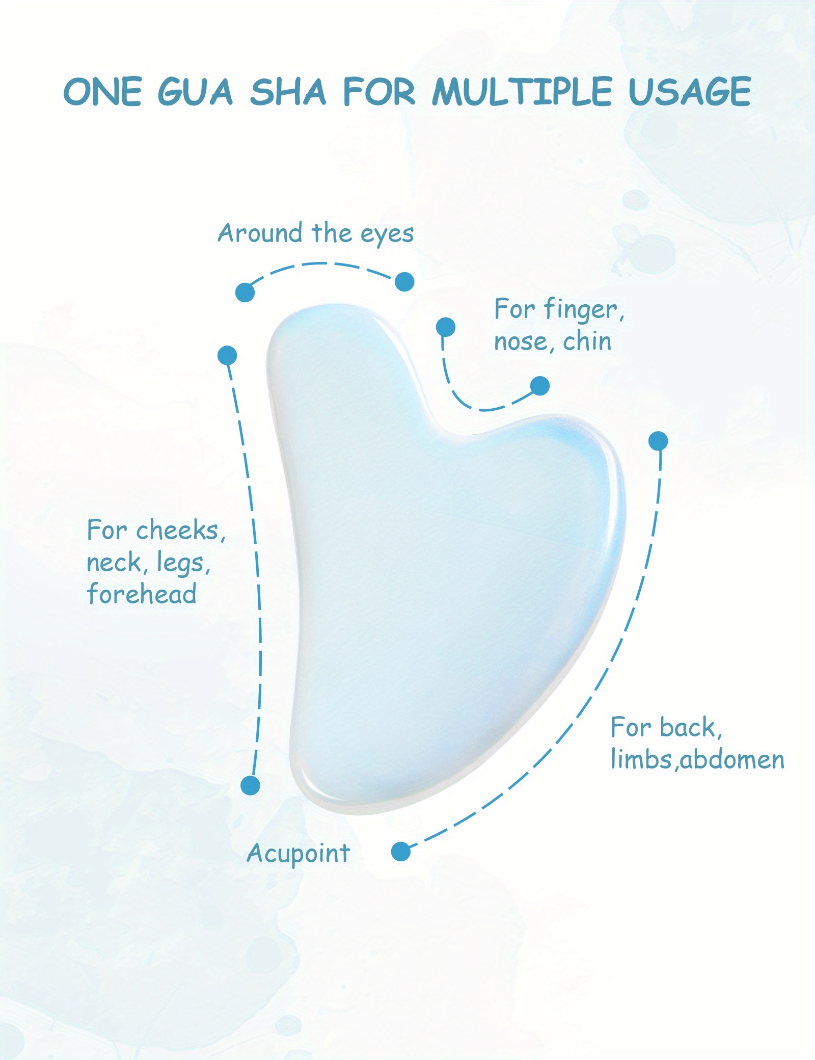 Double Chin Reducer Gua Sha Massage Tool Face Eye Lift Temu Australia