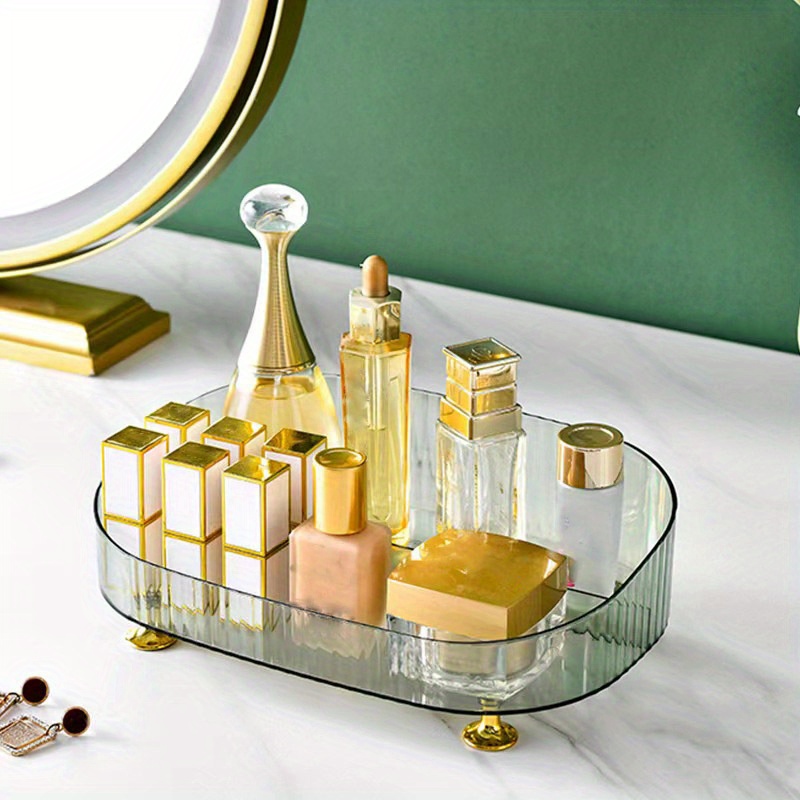 1ta dona stol kosmetika saqlash qutisi stol zargarlik buyumlari saqlash qutisi yoritgich mahsulotlar uy-ro'zg'or tashkilotchisi rack tafsilotlari 2
